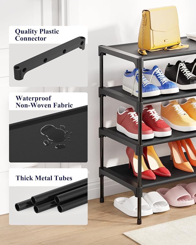 Kitsure Shoe Rack - Non-Woven Shoe Rack Shelf - Image 2
