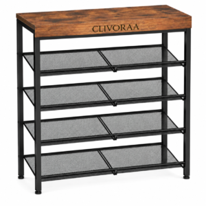 CLIVORAA Shoe Rack for Entryway, Freestanding